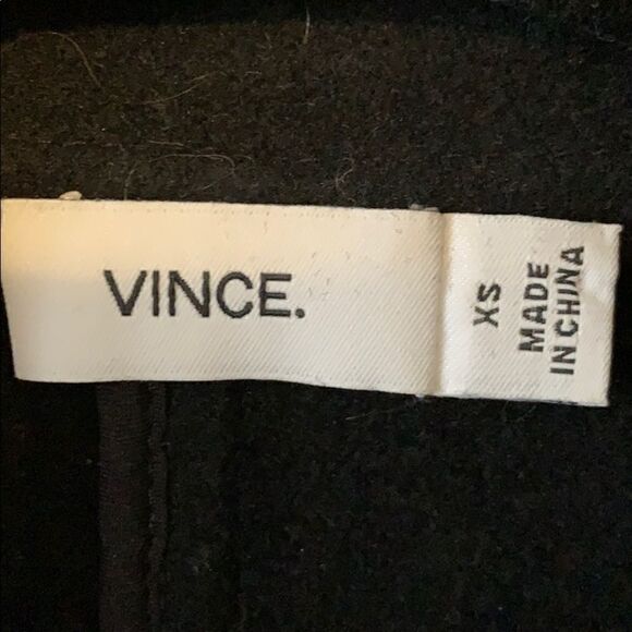 Vince Drape Vest with Leather Trim XS - Picture 2 of 5